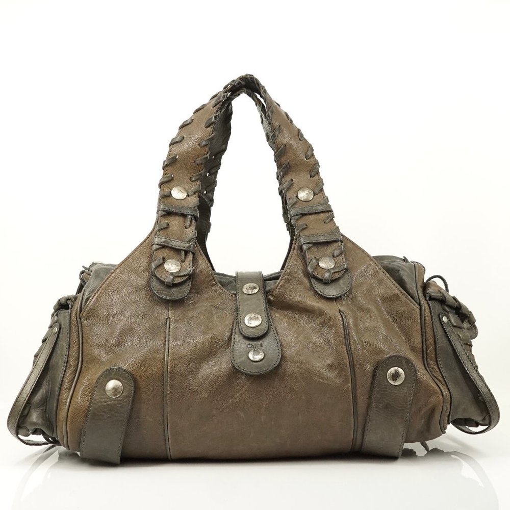 Auth Chloe Silverado Shoulder Bag #3992C71 - Picture 1 of 13